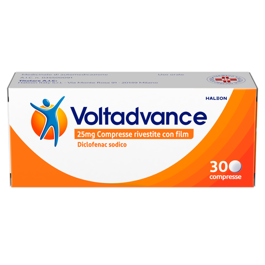 Voltadvance 30 compresse rivestite 25mg diclofenac sodico