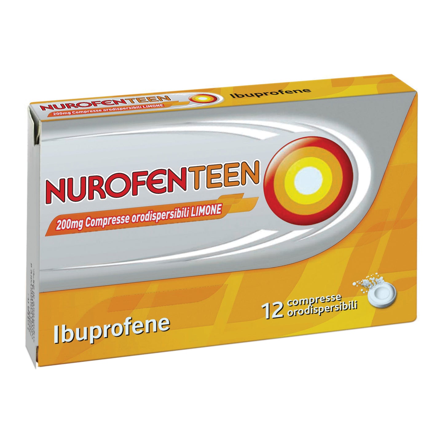 Nurofenteen  12 compresse orodispersibili gusto menta 200mg di ibuprofene