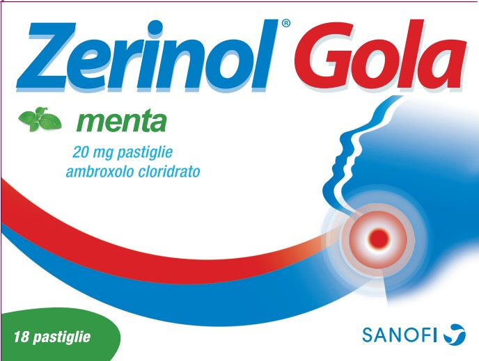 ZERINOL GOLA MENTA*18PAST 20MG