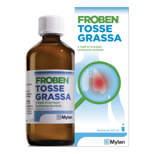 FROBEN TOSSE GRASSA SCIROPPO 4MG/5ML- FLACONE DA 250ML