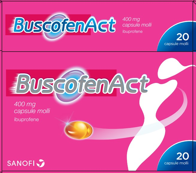 BuscofenAct  20 capsule molli 400mg di Ibuprofene