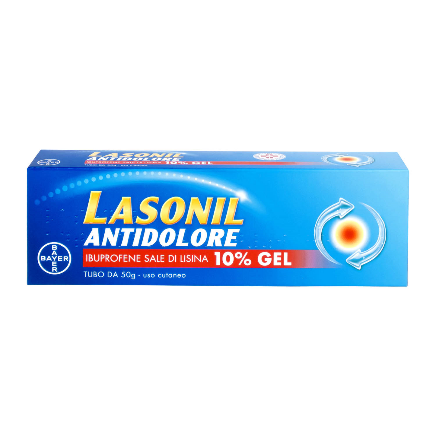 Lasonil Gel antinfiammatorio e antidolore 10%Ibuprofene sale di lisina  50g