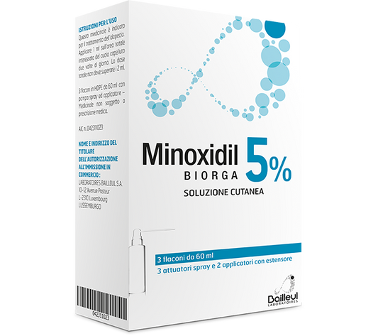 MINOXIDIL BIORGA*SOL CUT 3FL5%