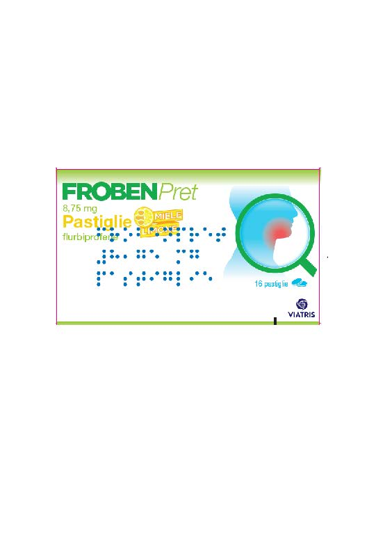 FROBENPRET 8,75MG DI FLURBIPROFENE - 16 PASTIGLIE LIMONE E MIELE