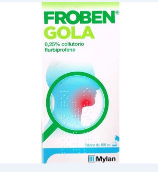 FROBEN GOLA COLLUTTORIO 0,25% DI FLURBIPROFENE- FLACONE DA 160ML