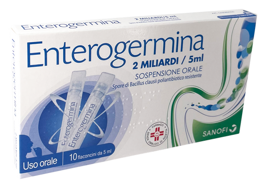 Enterogermina 2 miliardi 10 flaconcini da 5ml