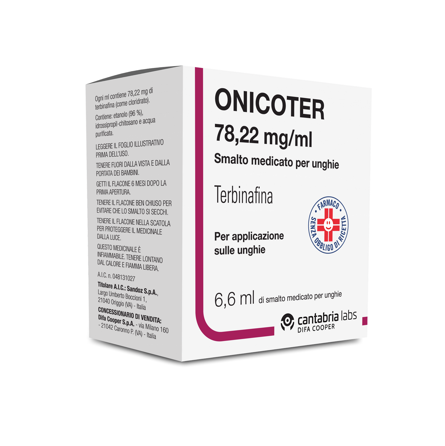 ONICOTER*SMALTO MED 1FL 6,6ML