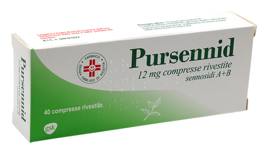 Pursennid 40 compresse 12mg lassativo per stitichezza occasionale