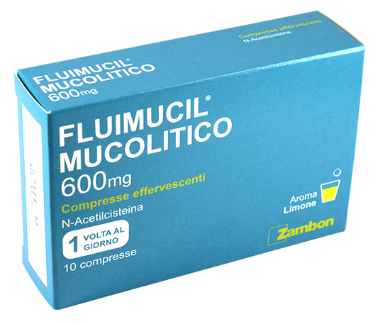 FLUIMUCIL MUCOL*10CPR EFF600MG