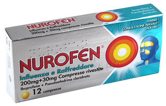 Nurofen influenza e raffreddore 12 compresse