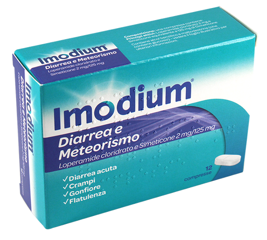 IMODIUM DIARREA E METEOR*12CPR