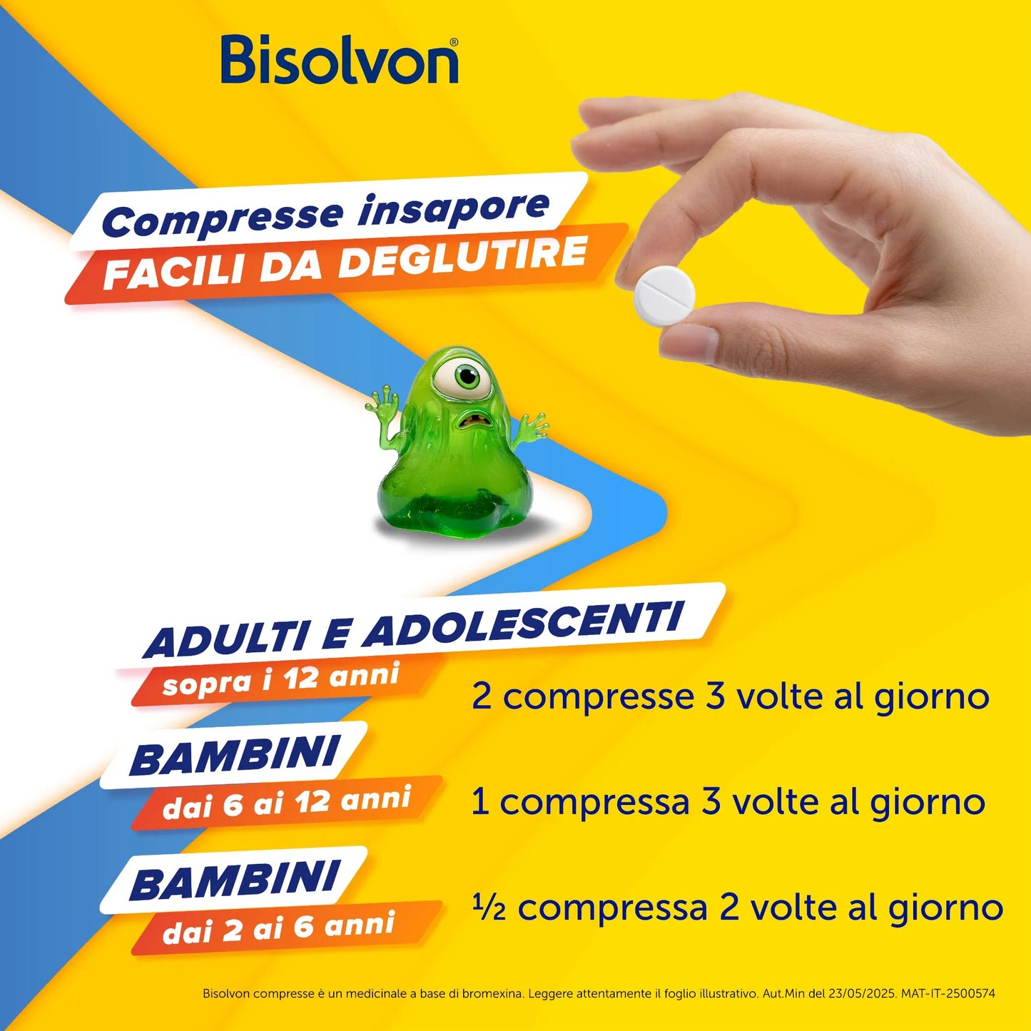 Bisolvon 20 compresse 8mg per tosse grassa con catarro
