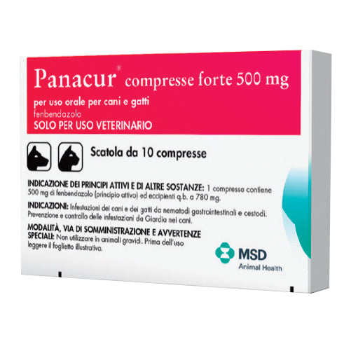 PANACUR*FORTE 10CPR 500MG
