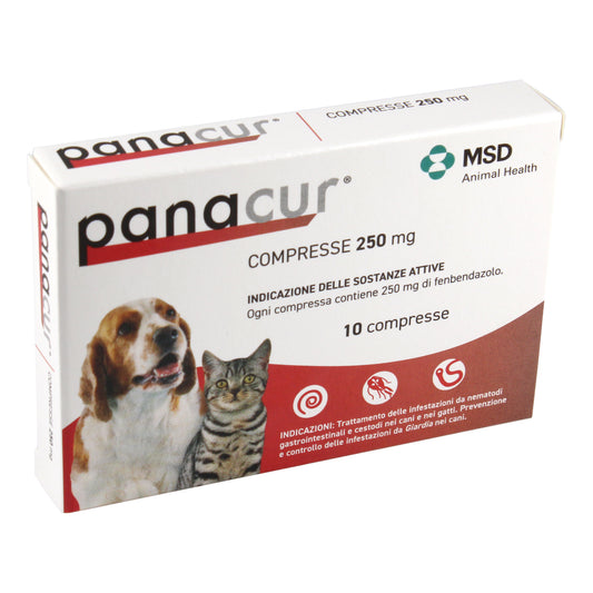 PANACUR*10CPR 250MG CANI GATTI