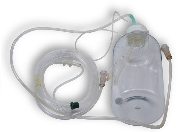 GORGOGLIATORE PER OSSIGENOTERAPIA CON OCCHIALE + CANNULA NASALE