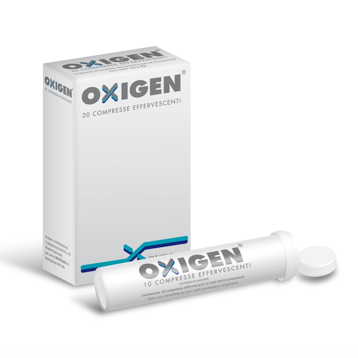 OXIGEN 20 COMPRESSE EFFERVESCENTI