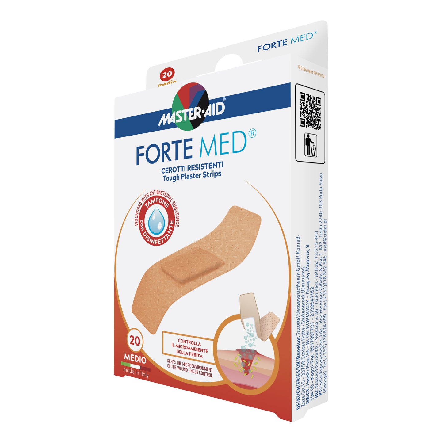 CEROTTO MASTER-AID FORTE MED MEDIO 20 PEZZI