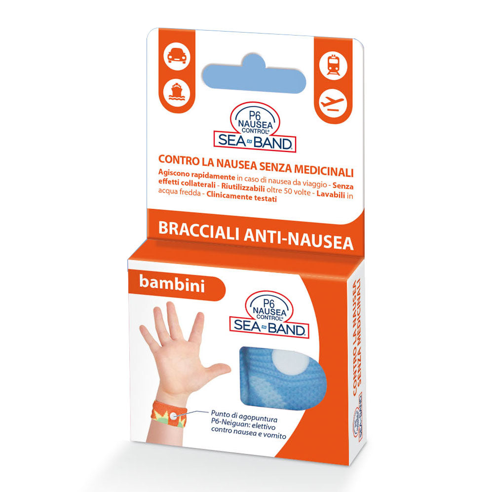 BRACCIALE ANTI NAUSEA PER BAMBINI P6 NAUSEA CONTROL 2 PEZZI