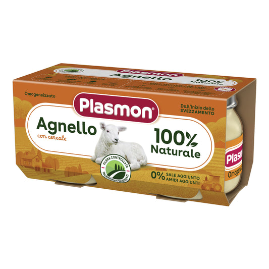 PLASMON OMOGENEIZZATO AGNELLO 80 G X 2 PEZZI