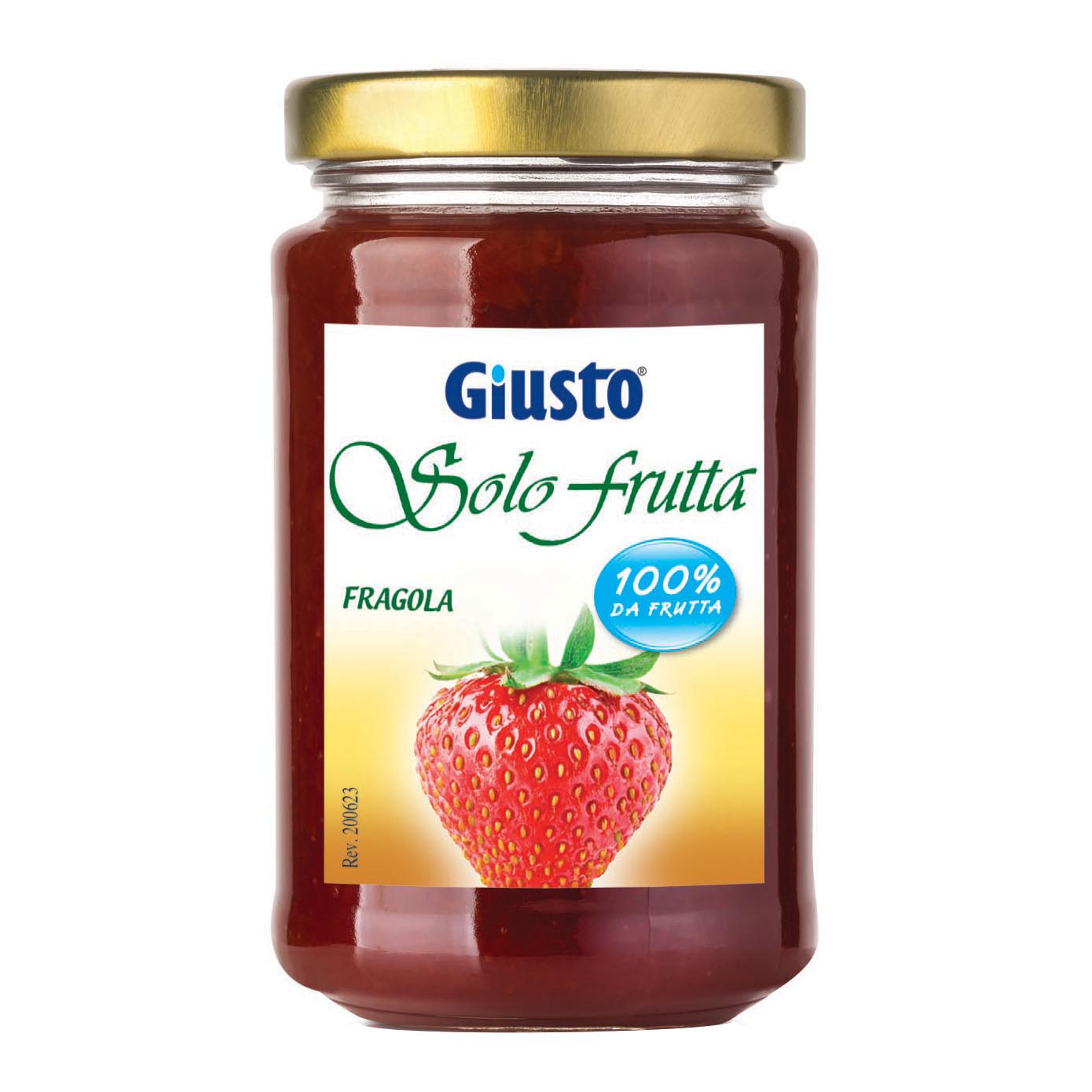 GIUSTO SOLO FRUTTA MARMELLATA FRAGOLE 284 G