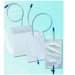 SACCA DI DRENAGGIO DA LETTO PER INCONTINENZA STANDARD 2 LT TUBO 130 CM 10 PEZZI