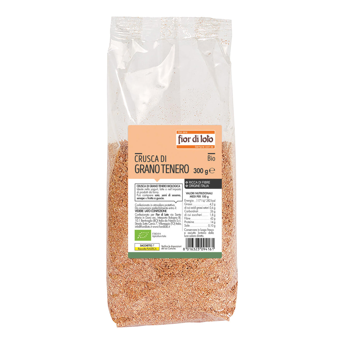 FIOR DI LOTO CRUSCA DI GRANO TENERO 300 G