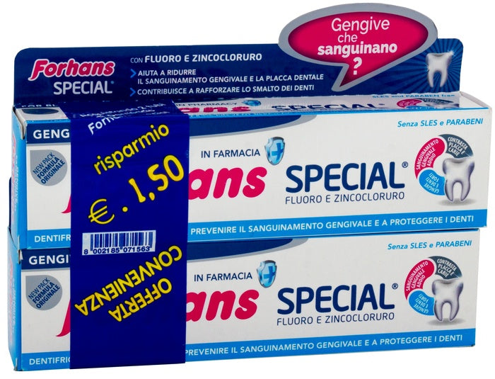 FORHANS SP DENTIF 2X75ML