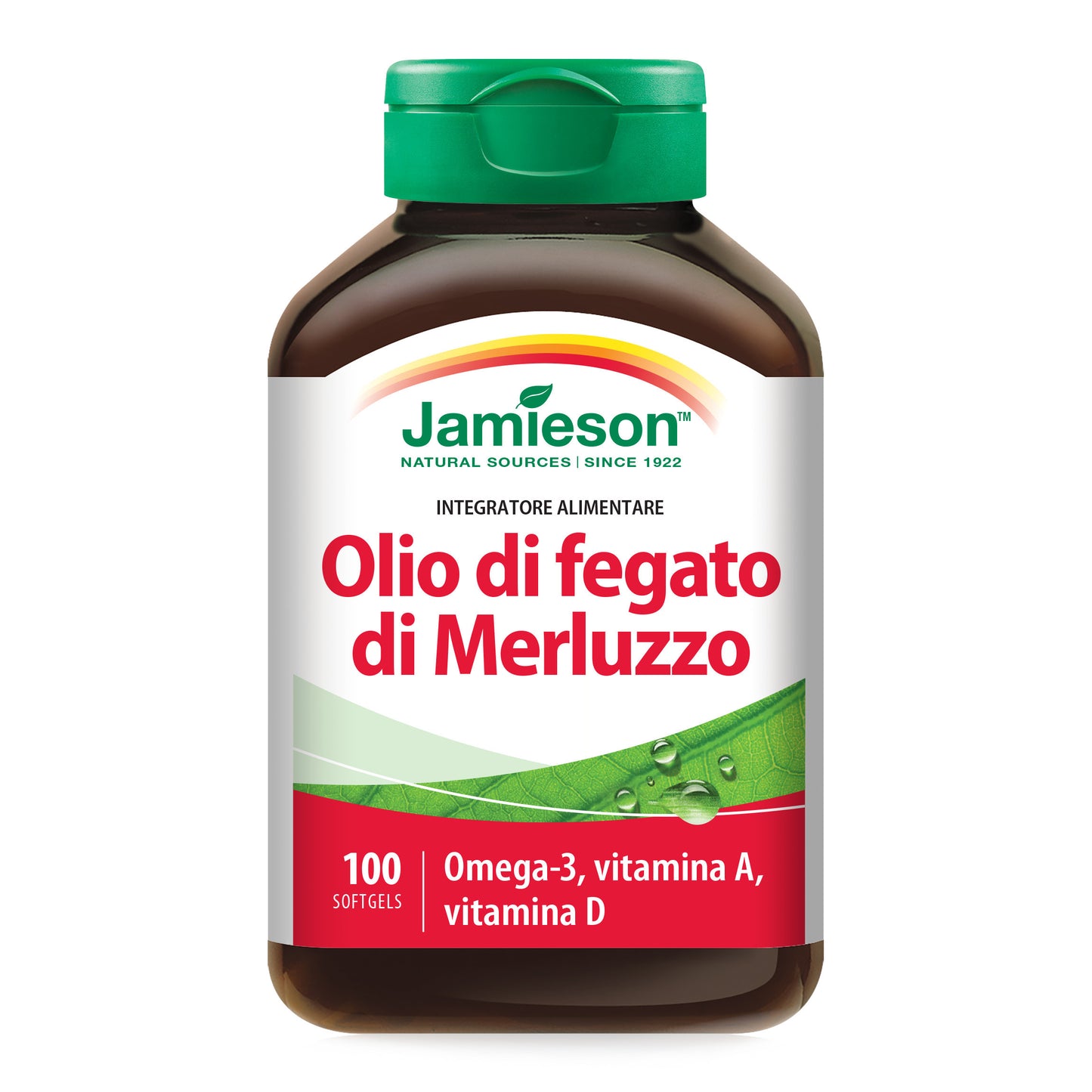 JAMIESON OLIO DI FEGATO DI MERLUZZO 100 PERLE
