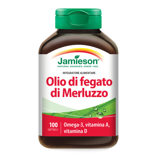 JAMIESON OLIO DI FEGATO DI MERLUZZO 100 PERLE