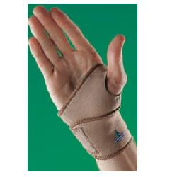 POLSIERA IN NEOPRENE OPPO. ATTENUA IL DOLORE E SOSTIENE L'ARTICOLAZIONE DEL POLSO CON UNA LEGGERA PRESSIONE MANTENENDO IL CALORE