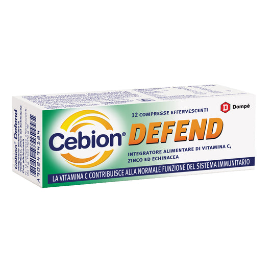 CEBION DEFEND 12 COMPRESSE EFFERVESCENTI