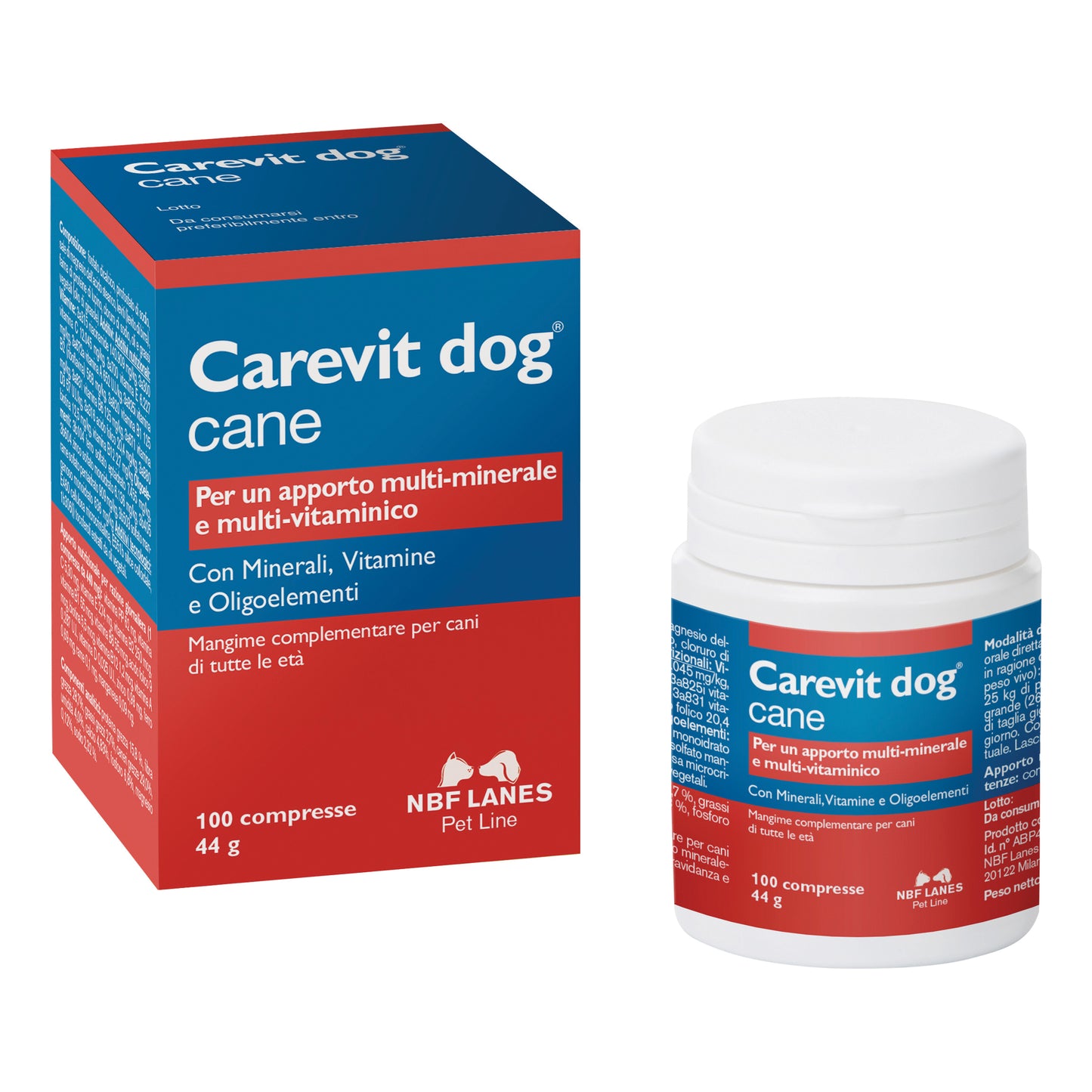 CAREVIT DOG FLACONE 100 COMPRESSE APPETIBILI