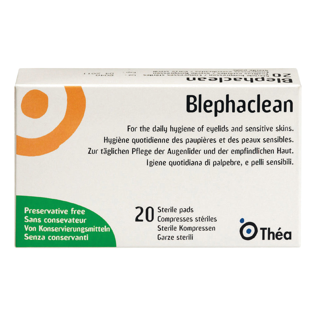 BLEPHACLEAN GARZE OCULARI STERILI A BASE DI ACIDO IALURONICO 20 PEZZI