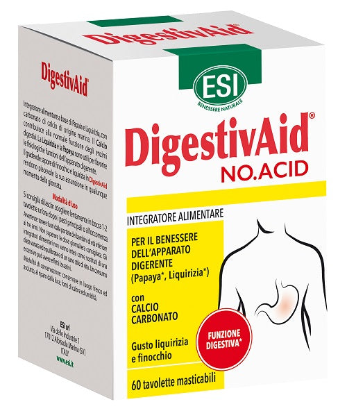 ESI DIGESTIVAID NO ACID 60TAV
