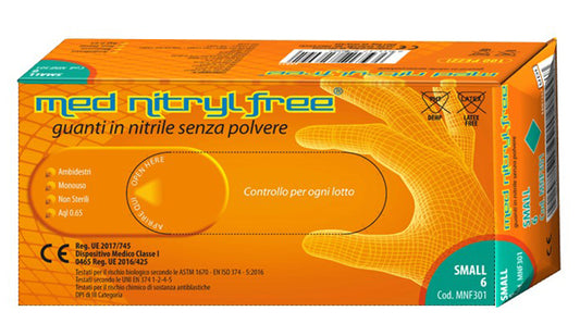 MED NITRYL FREE GUA S 100PZ