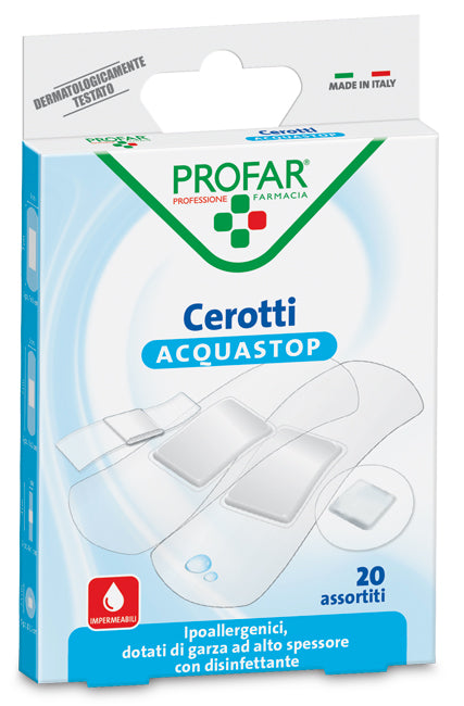 CEROTTO ACQUASTOP ASSORTITI PROFAR 20 PEZZI