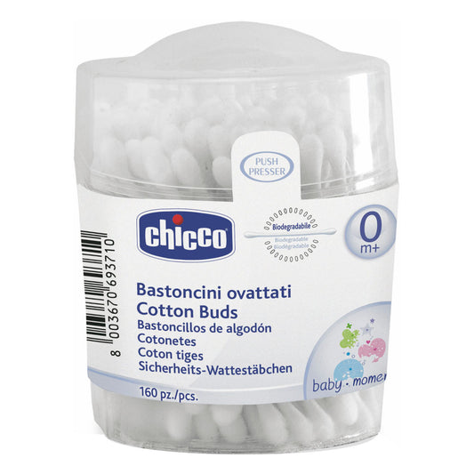 CHICCO COTTON NET BASTONCINI OVATTATI IGIENE AURICOLARE 160 PEZZI