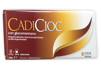 CADICIOC TAVOLETTA FONDENTE CON GLUCOMANNANO 100 G