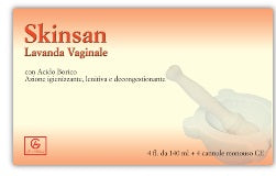 SKINSAN LAVANDA VAGINALE 4 FLACONI 140 ML + 4 CANNULE VAGINALI MONOUSO IN BLISTER