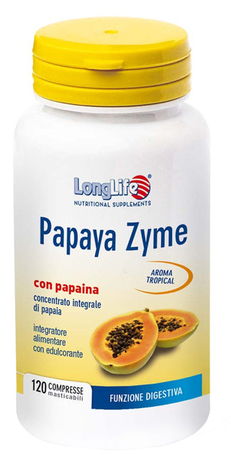 LONGLIFE PAPAYA ZYME 120 COMPRESSE