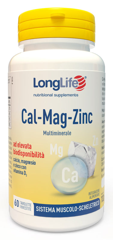 LONGLIFE CAL MAG ZINC 60 TAVOLETTE