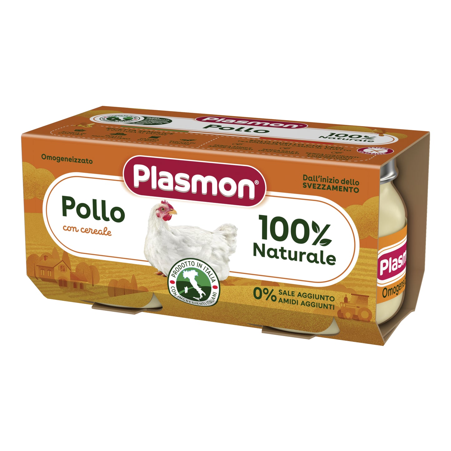 PLASMON OMOGENEIZZATO POLLO 80 G X 2 PEZZI