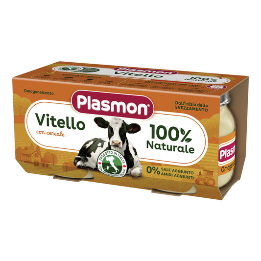 PLASMON OMOGENEIZZATO VITELLO 80 G X 2 PEZZI