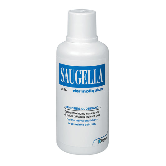 SAUGELLA DERMOLIQUIDO PH 3,5 DETERGENTE INTIMO BENESSERE QUOTIDIANO 500 ML