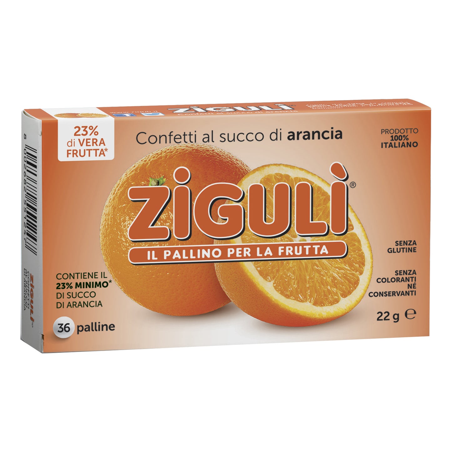 ZIGULI ARANCIA 36 PALLINE 22 G