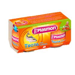 PLASMON OMOGENEIZZATO TROTA VERDURE 80 G X 2 PEZZI