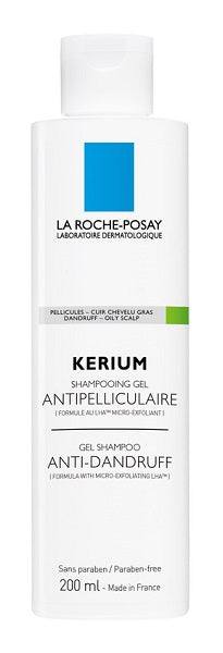 La Roche Posay Kerium Shampoo Gel Anti forfora Capelli Grassi 200ml