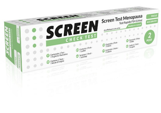 SCREEN TEST RAPIDO FSH/MENOPAUSA SCREEN URINA 2 PEZZI