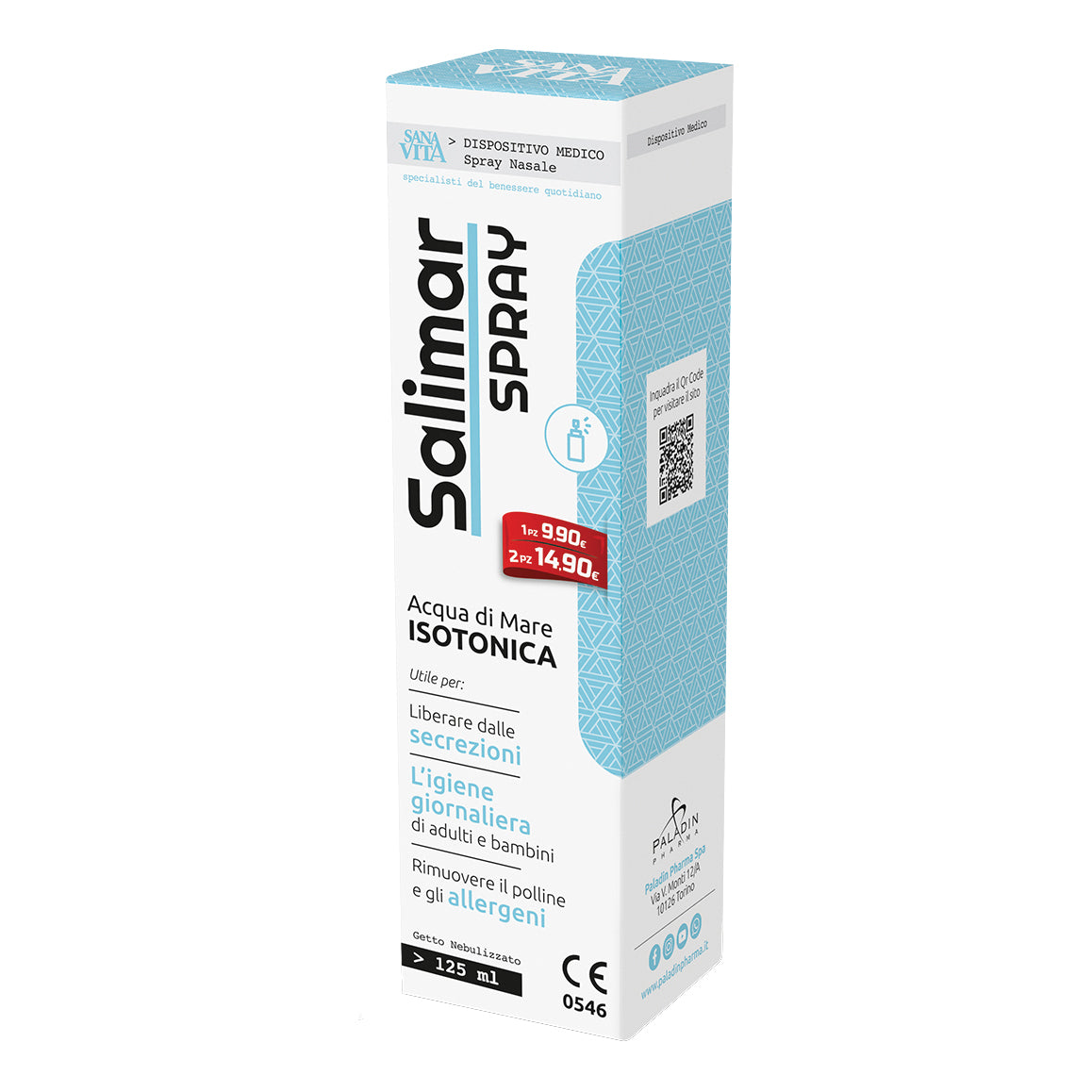 SANAVITA SALIMAR SPRAY NASALE NEW 125 ML