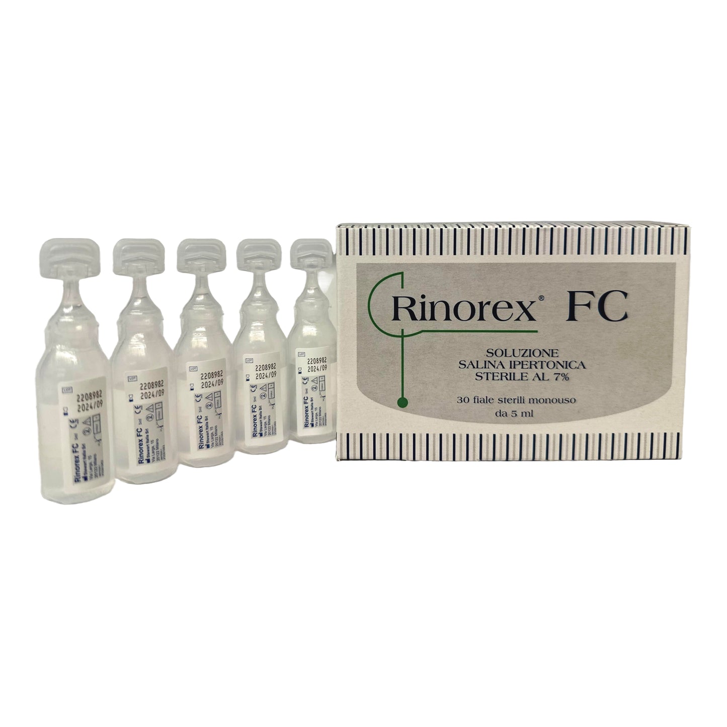 RINOREX FC SOLUZIONE SALINA IPERTONICA 7% 30 FIAL DA 5 ML